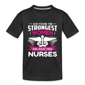infirmier - T-shirt bio Premium Enfant - noir - Devant