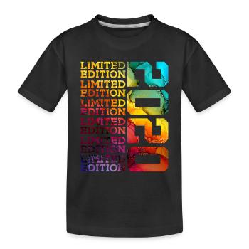 ÉDITION LIMITÉE 2020 6 ANS 6E ANNIVERSAIRE - T-shirt bio Premium Enfant - noir - Devant