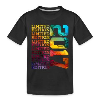 ÉDITION LIMITÉE 2017 9 ANS 9E ANNIVERSAIRE - T-shirt bio Premium Enfant - noir - Devant