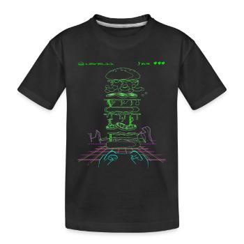 Jeu - T-shirt bio Premium Enfant - noir - Devant