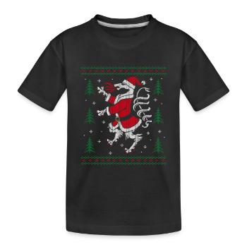 STEIRISCHE WEIHNACHTEN UGLY CHRISTMAS STEIERMARK - Kinder Premium Bio T-Shirt - Schwarz - Vorne
