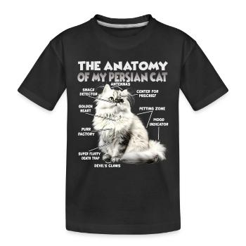Persian Cats T | Persian Cat Cats Persian Cat - Kids' Premium Organic T-Shirt - black - Front