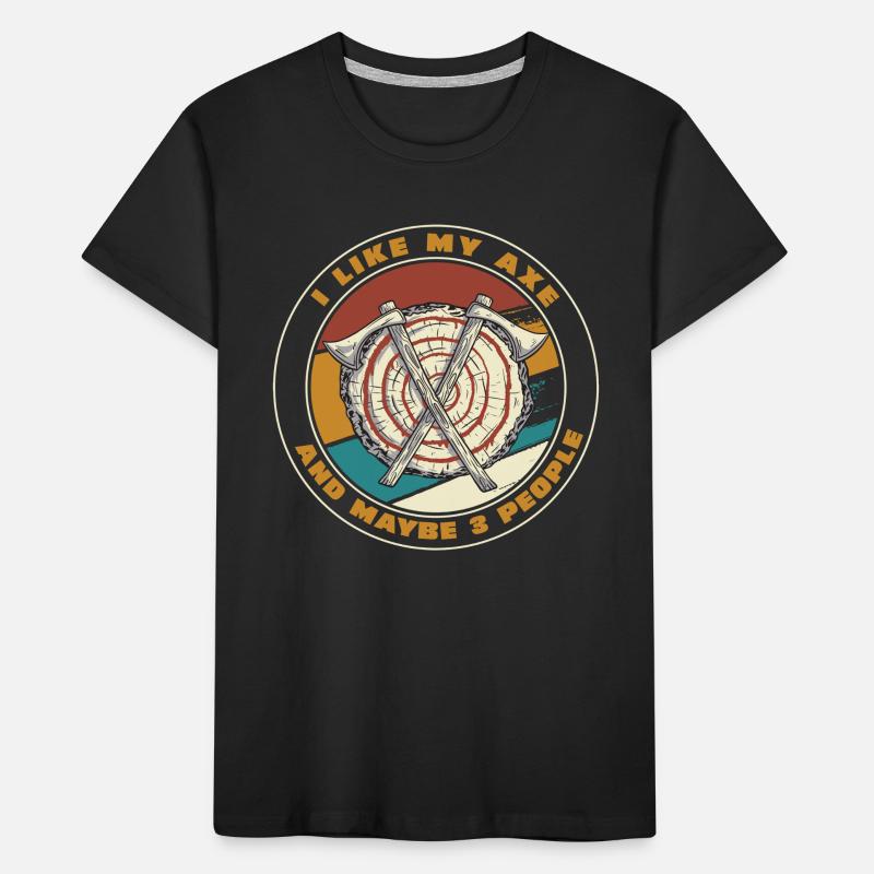 Axe Targets Retro Patch Kids' Premium Organic T-Shirt