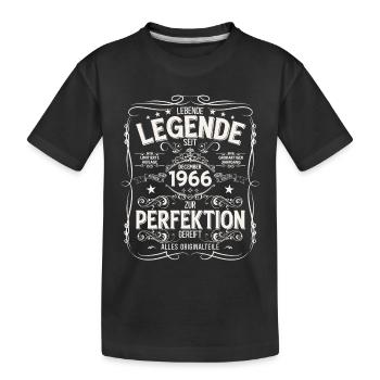 59e anniversaire Millésime décembre 1966 - T-shirt bio Premium Enfant - noir - Devant