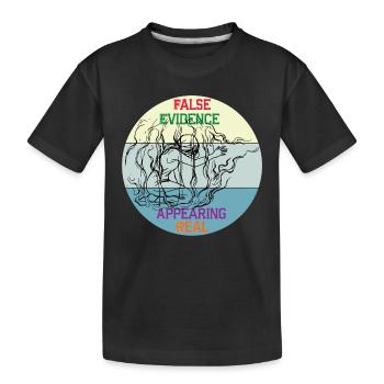 F.E.A.R.   t-shirt - T-shirt bio Premium Enfant - noir - Devant