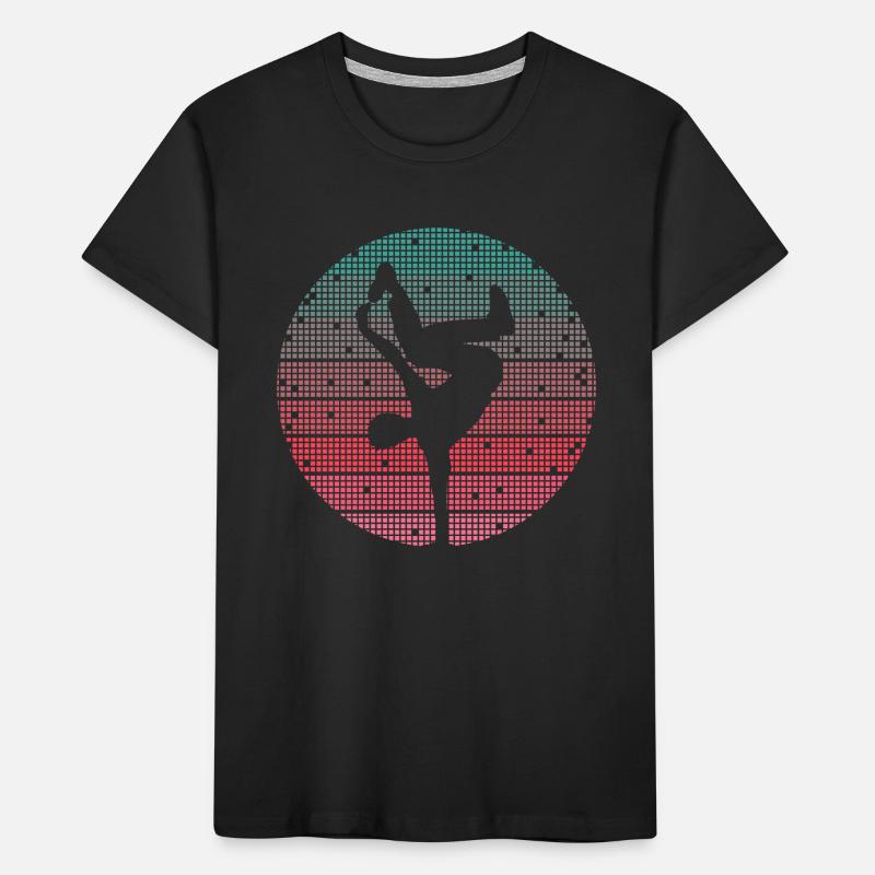 Breakdance Danse Breakdancer Breakdancer Rétro Breakdancer T-shirt bio Premium Enfant