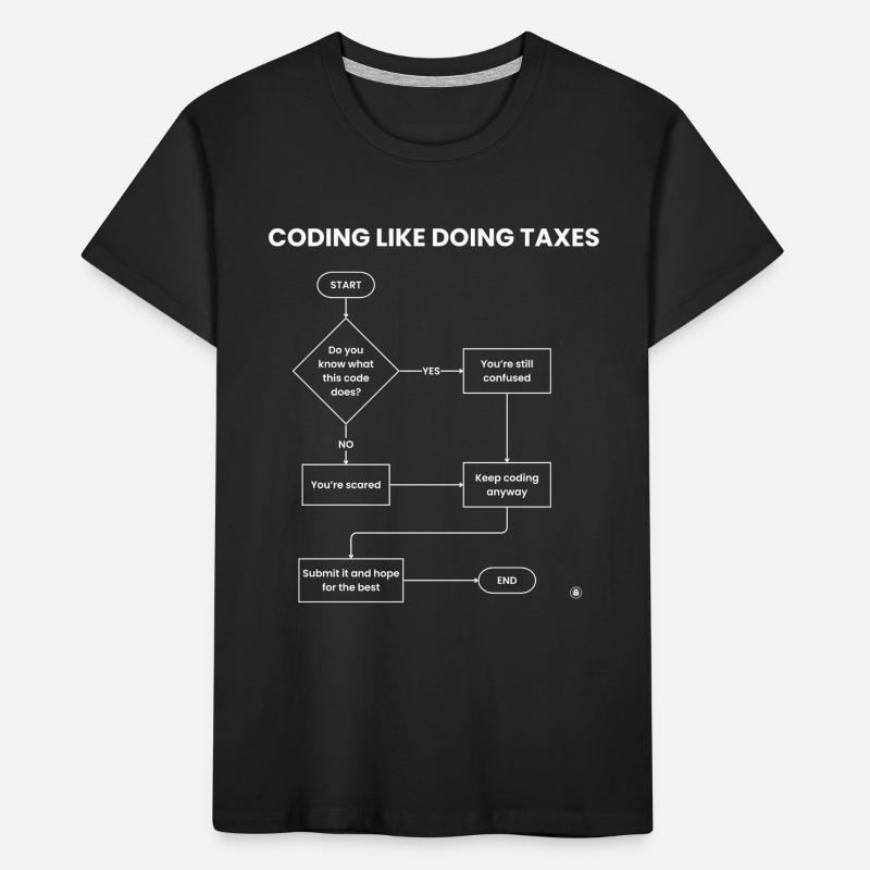 Codierung wie Steuererklärung – Hope Gift einreichen Kinder Premium Bio T-Shirt