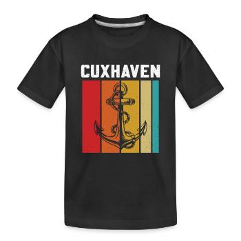 MER DU NORD À CUXHAVEN Divertissement de vacances - T-shirt bio Premium Enfant - noir - Devant