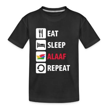 Mange Dors Alaaf Répéte - Carnaval, Carnaval - T-shirt bio Premium Enfant - noir - Devant