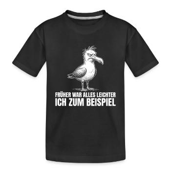 Tout était plus facile avant – moi, par exemple - T-shirt bio Premium Enfant - noir - Devant