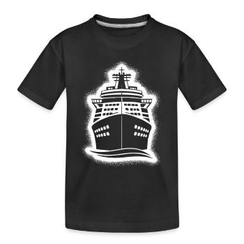 Croisière, croisière, croisière, enfants croiseurs - T-shirt bio Premium Enfant - noir - Devant