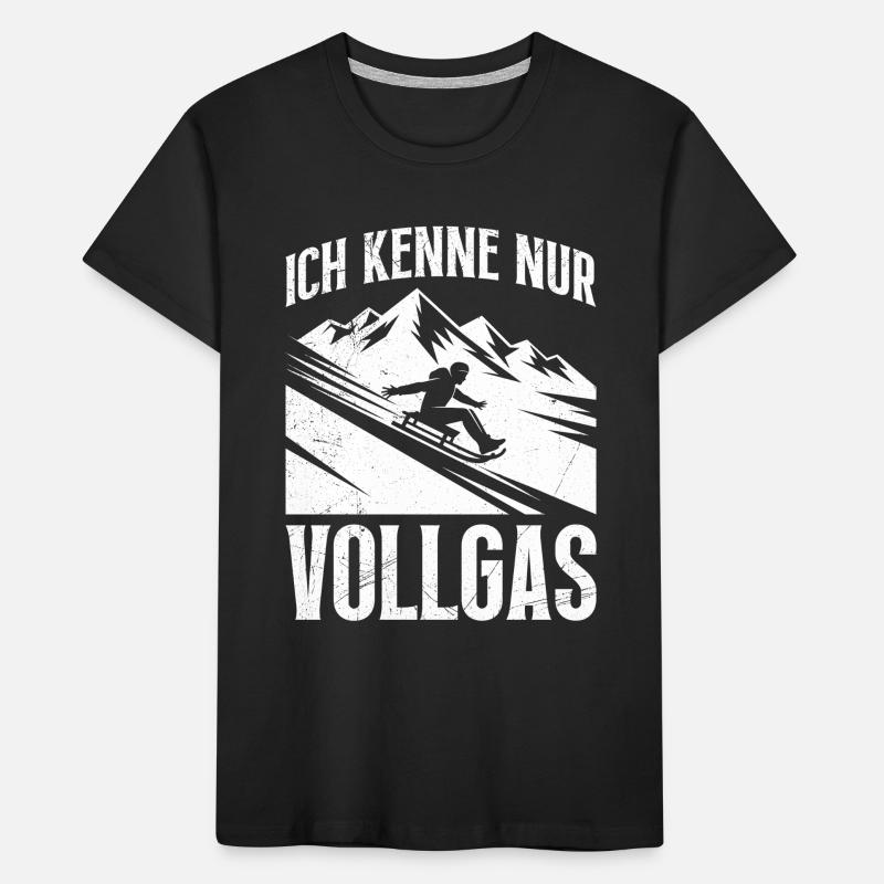 Sled Training I ONLY KNOW FULL THROTTLE FUNNY Kids' Premium Organic T-Shirt