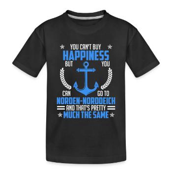 MER DU NORD VOUS POUVEZ CONDUIRE VERS NORD NORD. - T-shirt bio Premium Enfant - noir - Devant