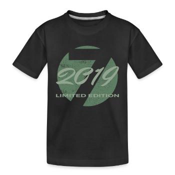 7e anniversaire 2019 cadeau garçons et filles - T-shirt bio Premium Enfant - noir - Devant