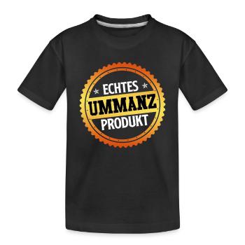 Ostsee ECHTES UMMANZ PRODUKT Lustiges - Kinder Premium Bio T-Shirt - Schwarz - Vorne