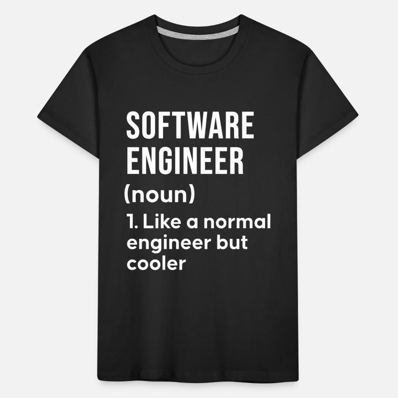 Software Engineer Spruch Shirt Kinder Premium Bio T-Shirt