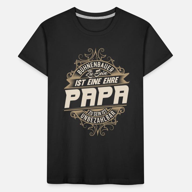 Stage Builder Dad Kids' Premium Organic T-Shirt