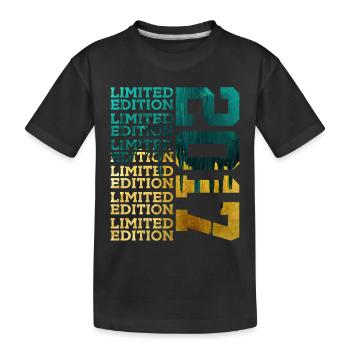 ÉDITION LIMITÉE 2017 9 ANS 9E ANNIVERSAIRE - T-shirt bio Premium Enfant - noir - Devant