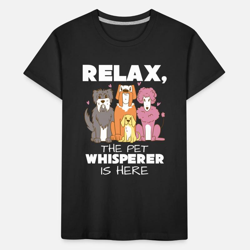 Relax, Der Tierflüsterer Ist Hier Kinder Premium Bio T-Shirt
