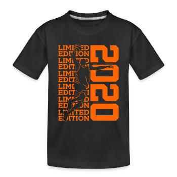 LIMITED EDITION 2020 BASKETBALL 6. GEBURTSTAG - Kinder Premium Bio T-Shirt - Schwarz - Vorne