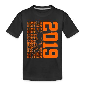 7E ANNIVERSAIRE BASKETBALL 2019 ÉDITION LIMITÉE - T-shirt bio Premium Enfant - noir - Devant