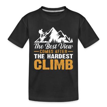 alpinisme - T-shirt bio Premium Enfant - noir - Devant