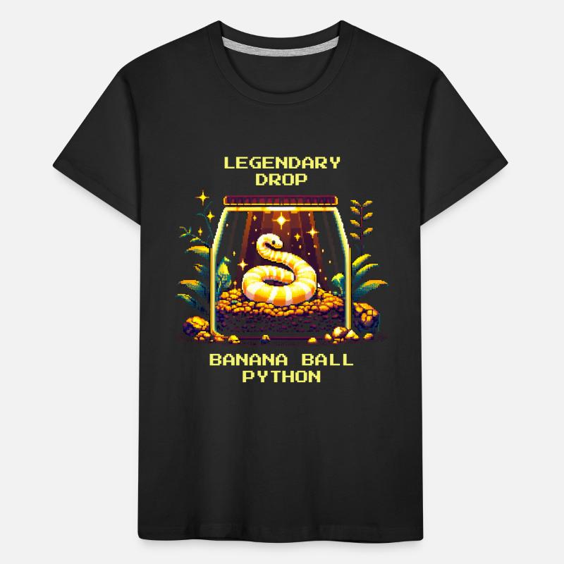 Legendärer Fund: Banana Königspython | Python Kinder Premium Bio T-Shirt