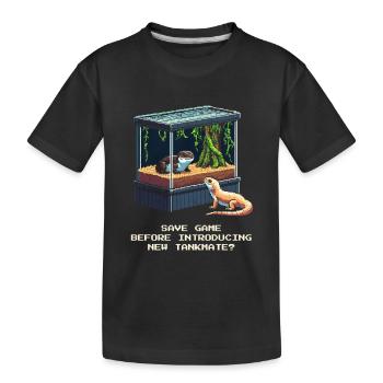 Enregistrer avant une nouvelle entrée | Terrarium Vergesellung - T-shirt bio Premium Enfant - noir - Devant