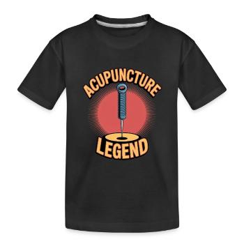 Acupuncture Médecine chinoise Santé - T-shirt bio Premium Enfant - noir - Devant