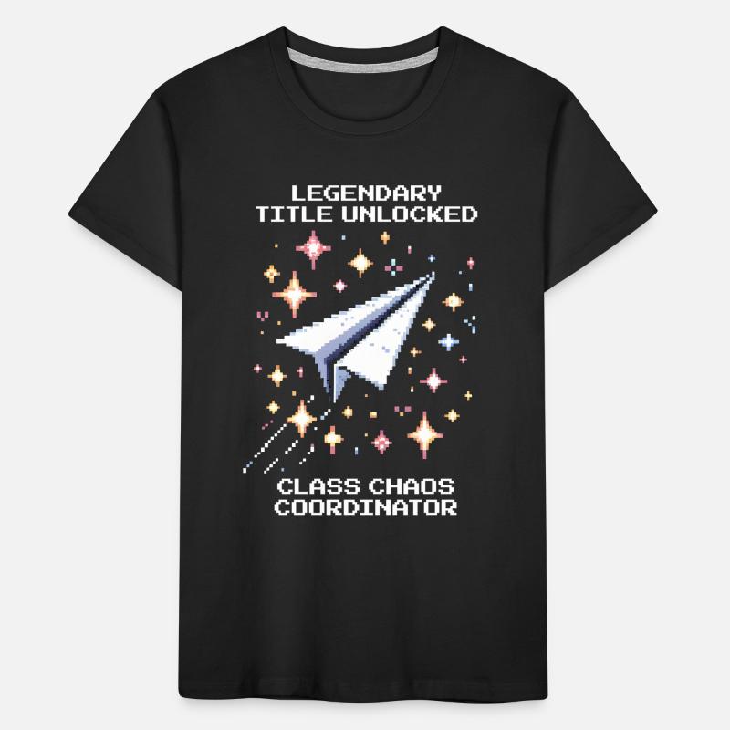 Legendärer Titel freigeschaltet | Klassenchaos Kinder Premium Bio T-Shirt