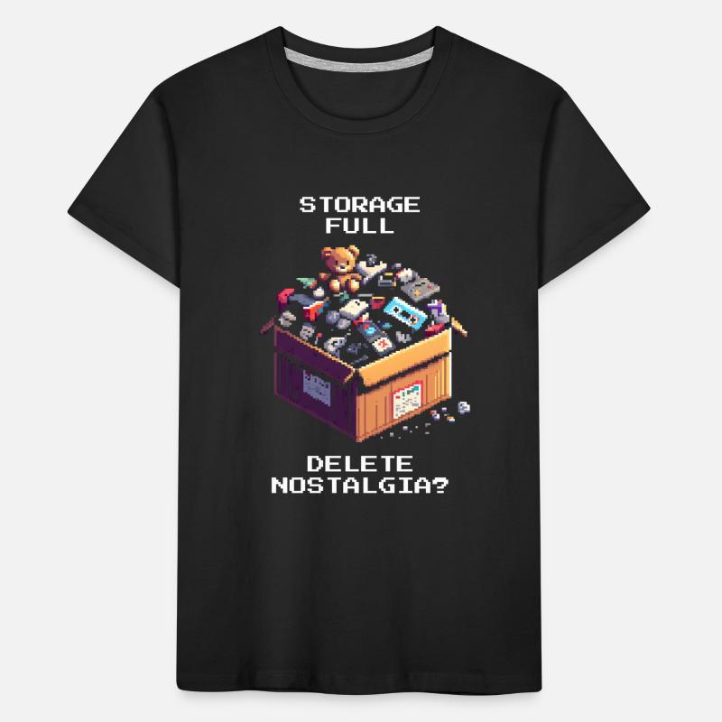 Memory full: Erase nostalgia? | Decluttering Kids' Premium Organic T-Shirt
