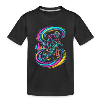 Vététiste - T-shirt bio Premium Enfant - noir - Devant