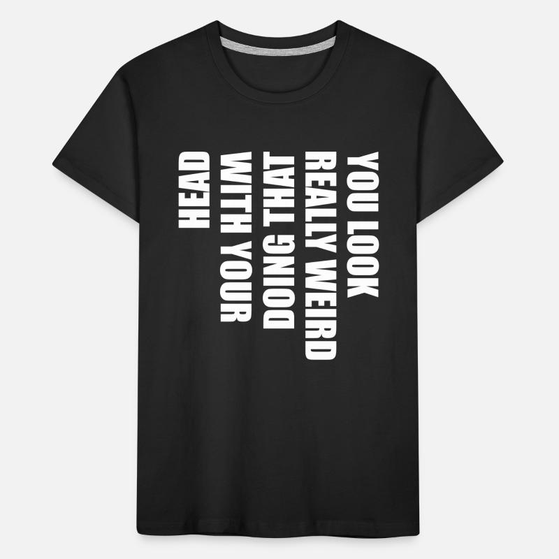 Plain Text Typo Statement Kids' Premium Organic T-Shirt