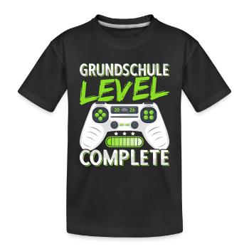 Fin d’études primaires 2026 Fin d’études primaires - T-shirt bio Premium Enfant - noir - Devant