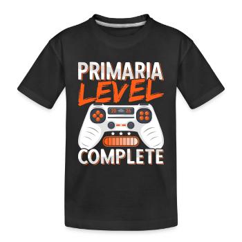 Dernière journée de l’école primaire École de fin d’études 2026 - T-shirt bio Premium Enfant - noir - Devant