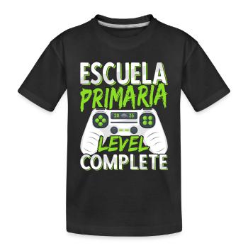 Diplôme de fin d’études primaire 2026 - T-shirt bio Premium Enfant - noir - Devant
