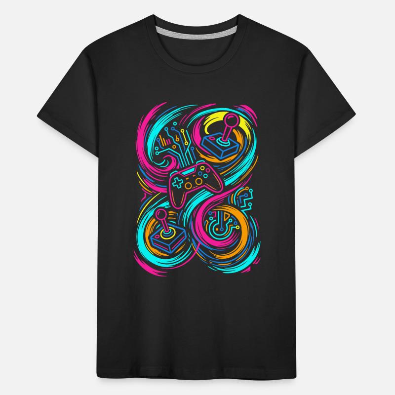 Gaming Controller Kinder Premium Bio T-Shirt