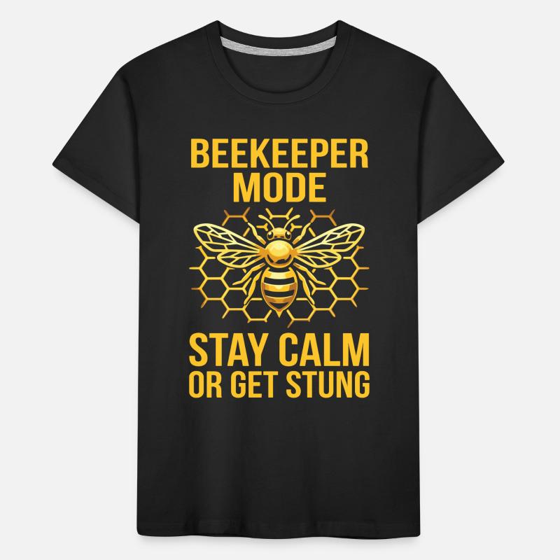 Beekeeper Mode Statement Design Kinder Premium Bio T-Shirt