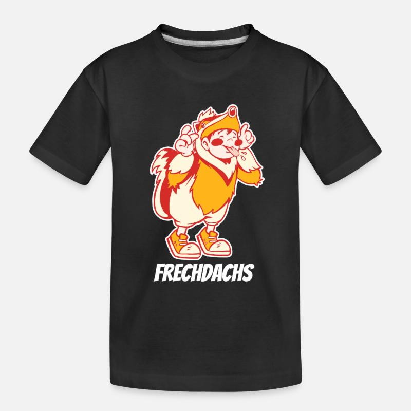 Effronté – Le Voleur Espiègle - T-shirt bio Premium Enfant - noir