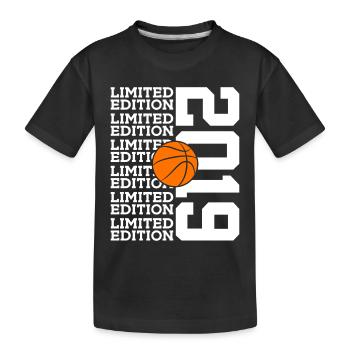 7E ANNIVERSAIRE BASKETBALL 2019 ÉDITION LIMITÉE - T-shirt bio Premium Enfant - noir - Devant