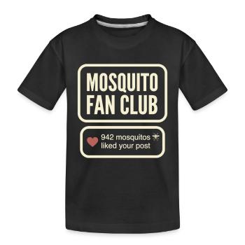 Mosquito Fan Club 942 Mosquitos - Kids' Premium Organic T-Shirt - black - Front