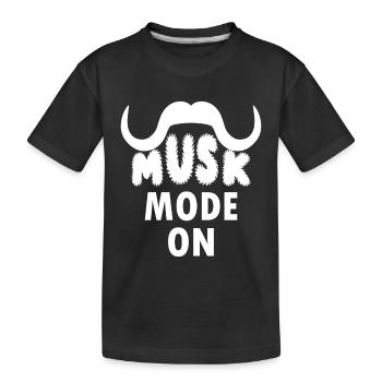 PHOTOGRAPHIE BŒUFS MUSQUÉS - T-shirt bio Premium Enfant - noir - Devant