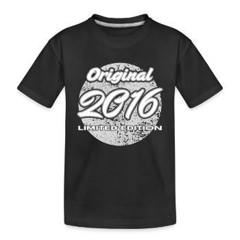 10th Birthday 2016 Boys and Girls Gift - Kids' Premium Organic T-Shirt - black - Front