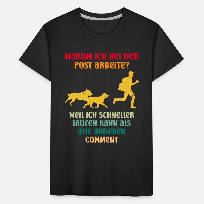 WHY DO I WORK AT THE POS? BECAUSE I Kids' Premium Organic T-Shirt