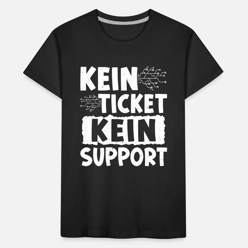 Nerd Computer NO TICKET NO PROBLEM FUNNY Kids' Premium Organic T-Shirt