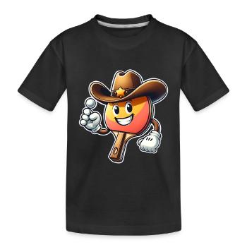 Ping-pong - T-shirt bio Premium Enfant - noir - Devant