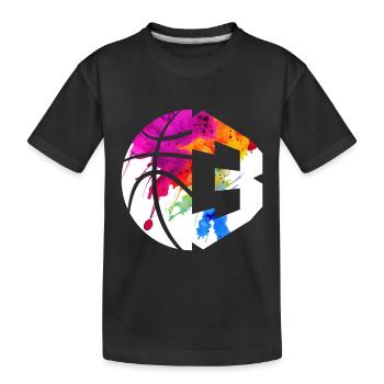 NR. 3 BASKETBALL NUMMER 3 BASKETBALL 3. GEBURTSTAG - Kinder Premium Bio T-Shirt - Schwarz - Vorne