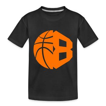 NON. 8 BASKETBALL NUMÉRO 8 BASKETBALL 8E ANNIVERSAIRE - T-shirt bio Premium Enfant - noir - Devant