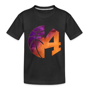 NUMÉRO 4 BASKETBALL 4E ANNIVERSAIRE - T-shirt bio Premium Enfant - noir - Devant