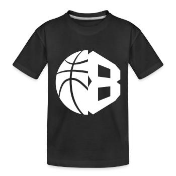 NO. 8 BASKETBALL NUMBER 8 BASKETBALL 8TH BIRTHDAY - Kids' Premium Organic T-Shirt - black - Front